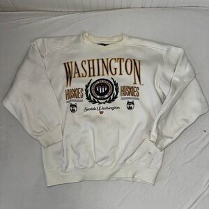 Washington Huskies White Sweater